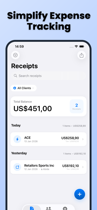 Receipt & Expense Scanner Screenshot 2 of 4