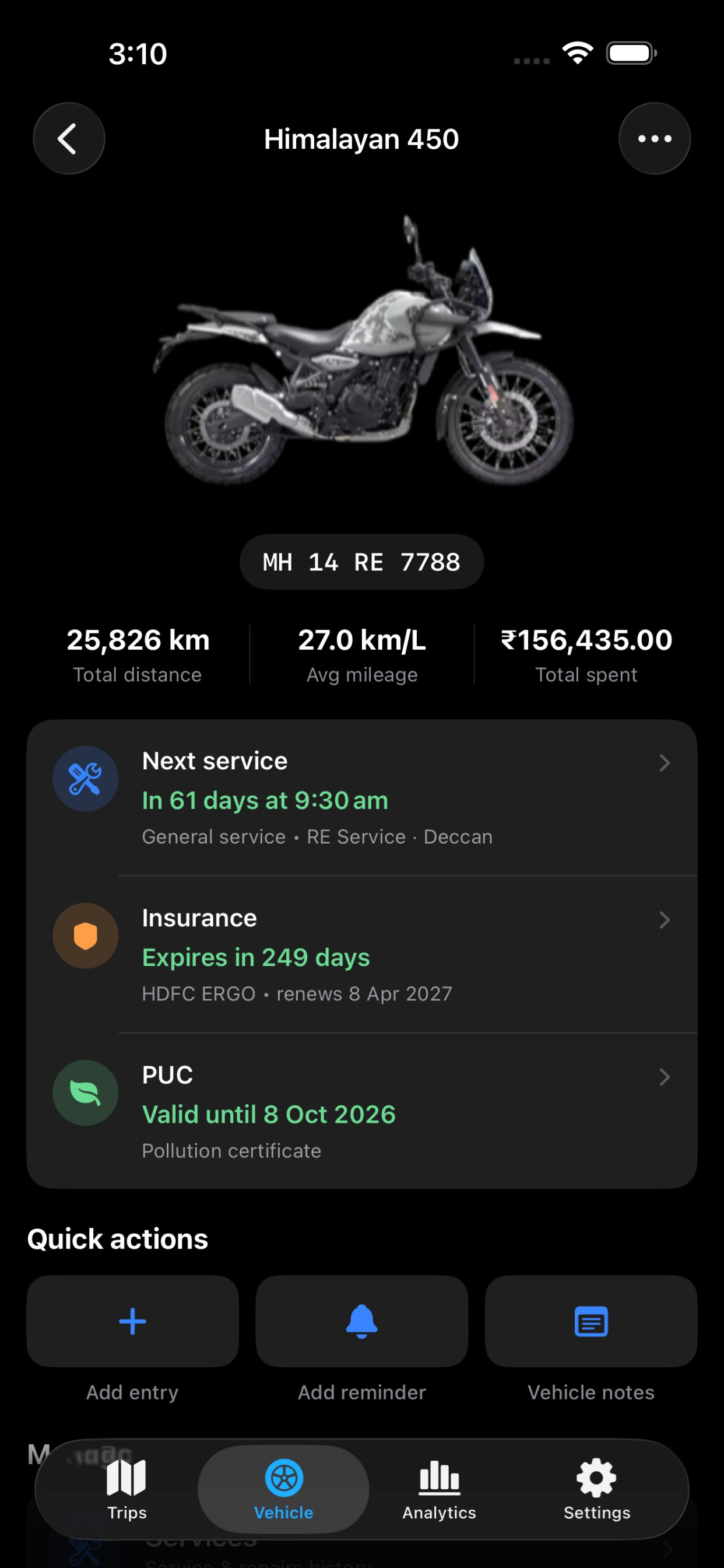 Tripmeter screenshot 4