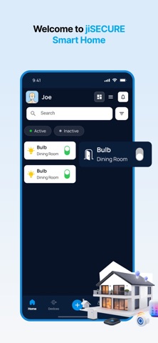 jiSECURE SmartHome screenshot