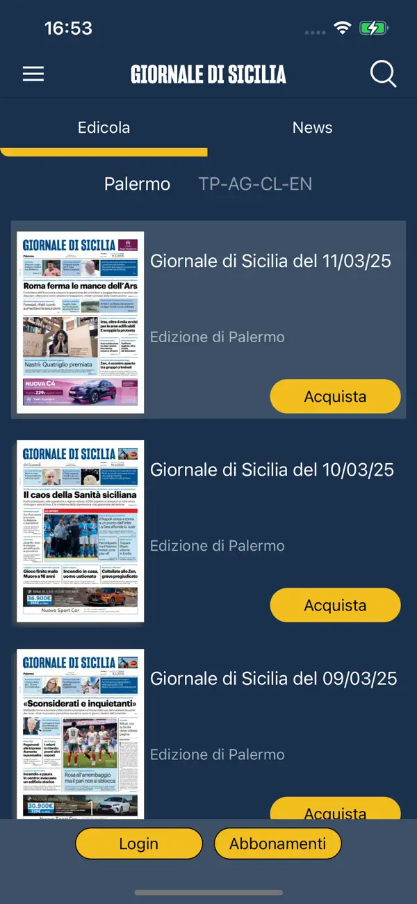 Screenshot #3 pour Il Giornale di Sicilia