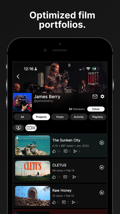 WAVES - Movies, TV & Podcasts iPhone screenshot 4 - Entertainment app