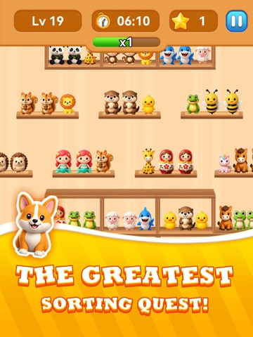 Goods Puzzle: Relaxing Sort iPad screenshot