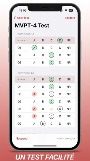 Capture d'écran de MVPT Calc sur iPhone 1