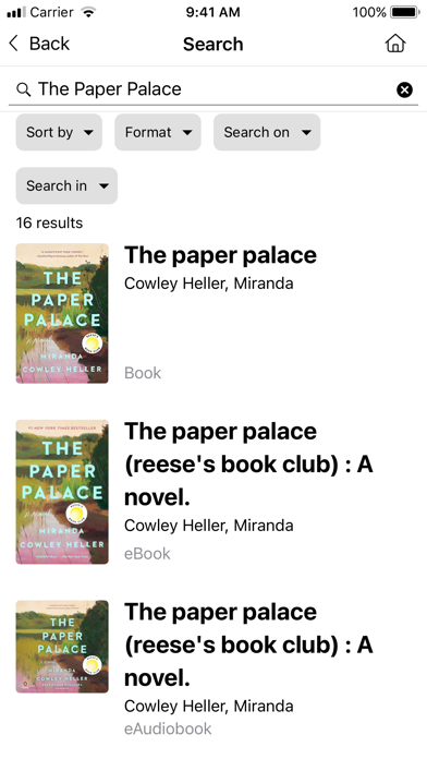 Bunn Library Screenshot