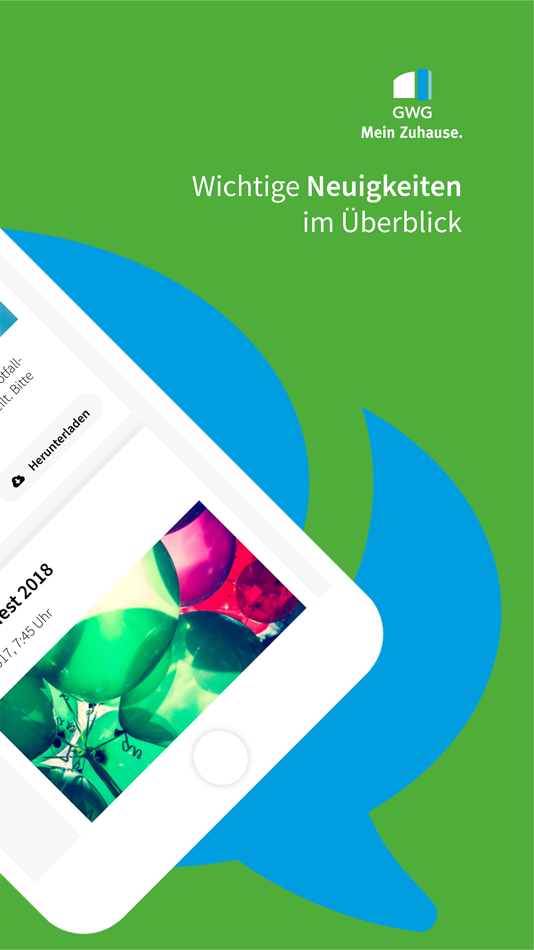 #2. GWGZuhause (iOS) 由: GWG Gesellschaft für Wohn- und Gewerbeimmobilien Halle-Neustadt mbH