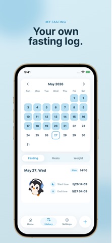 Pengu: Fasting & Meal Tracker Screenshot 3 of 5