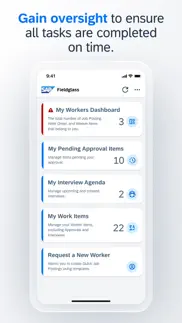 sap fieldglass manager hub iphone capturas de pantalla 1