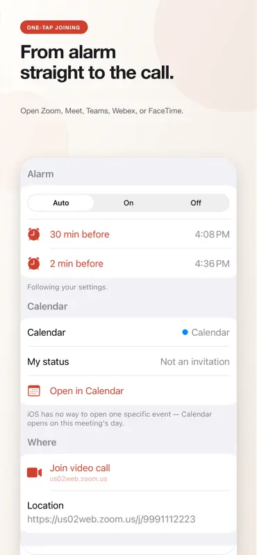 NeverMiss: Calendar Alarms screenshot 4 of 5