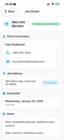 BlueOps Field App screenshot
