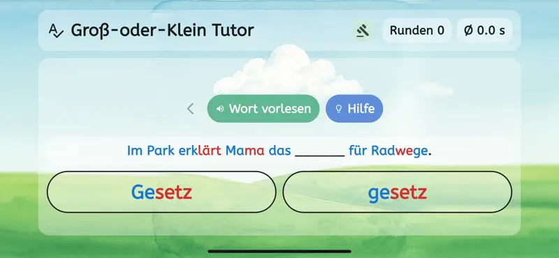 Groß-oder-Klein Tutor screenshot 8 of 8