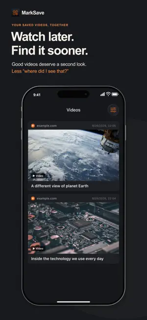 Read Later Bookmarks: MarkSave screenshot 3