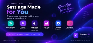 Writemate AI Writer & Grammar Screenshot 1 of 6