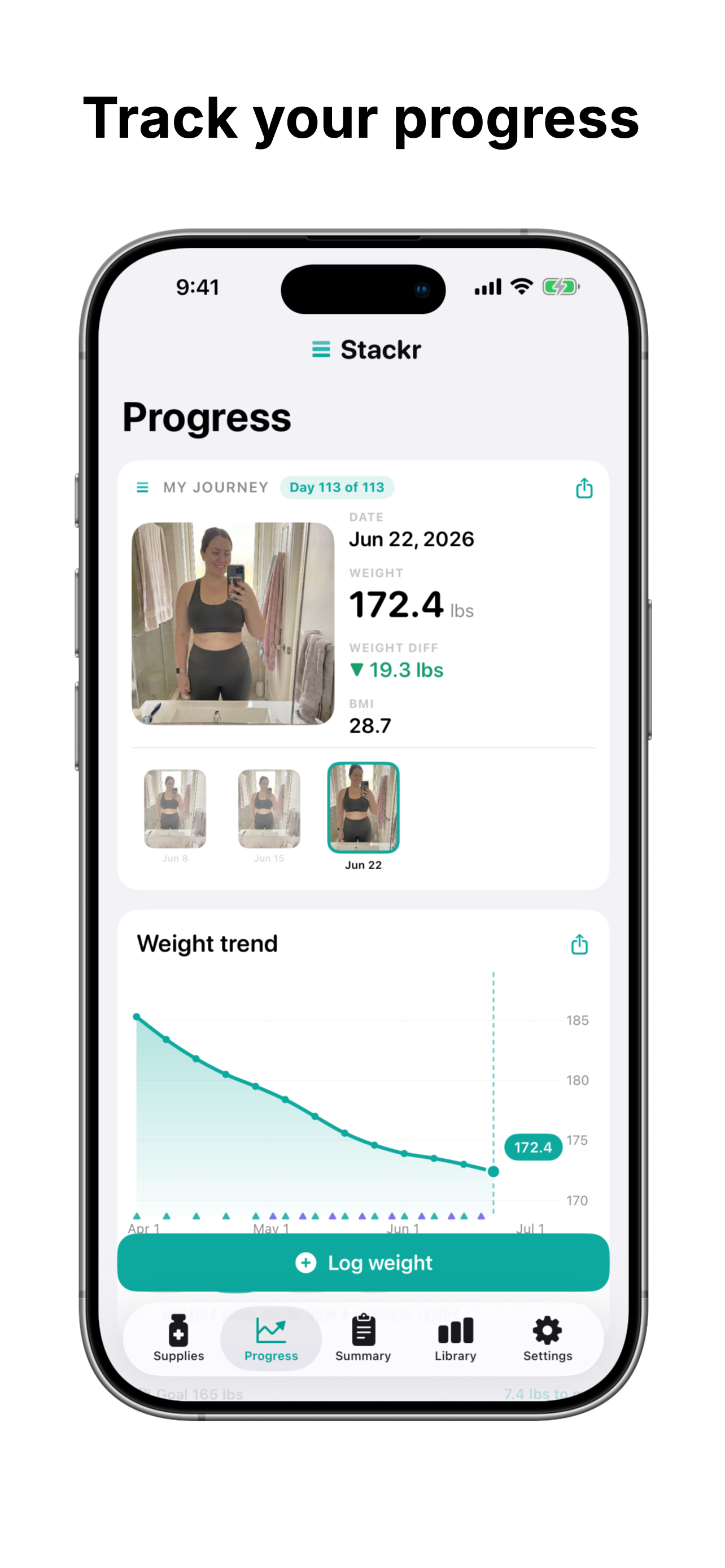 Peptide Tracker - Stackr