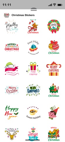 The Christmas Stickers Pack screenshot