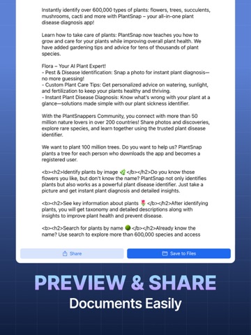 Chat PDF: PDF Maker iPad screenshot