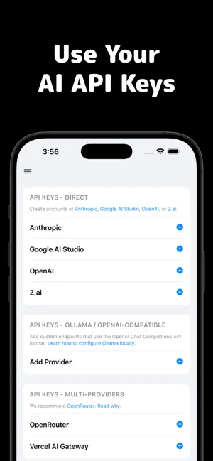 Cumbersome: AI LLM API Client screenshot 1