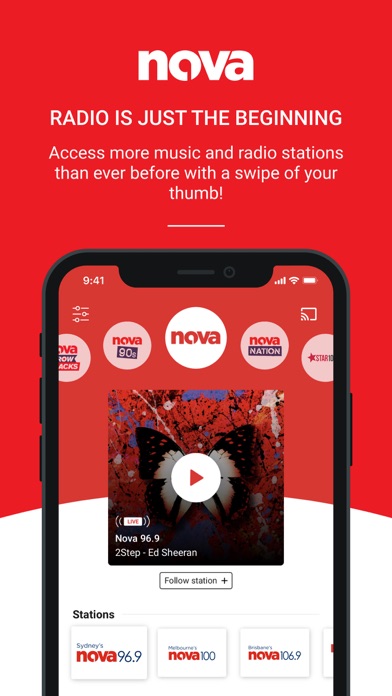 Screenshot #1 pour Nova Player: Radio & Podcasts