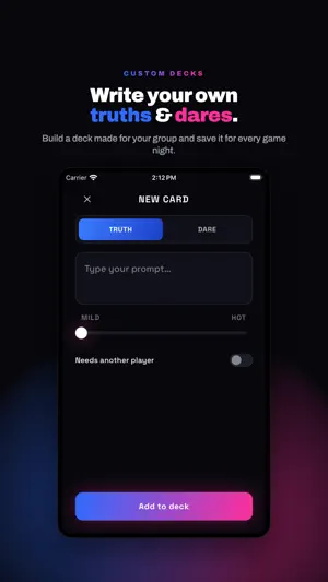 Truth Or Dare App screenshot 2