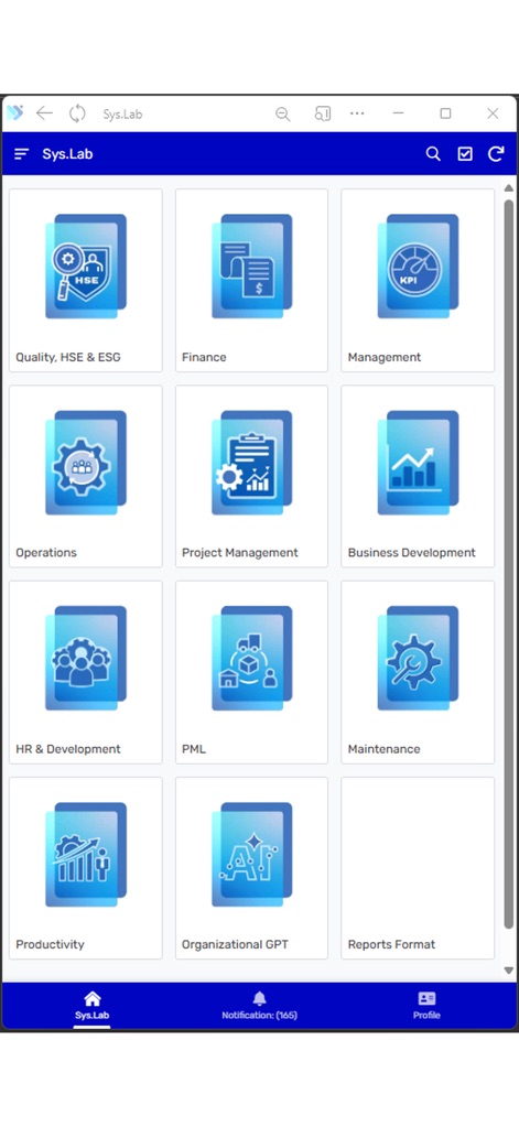 Sys.Lab - Business App | MWM