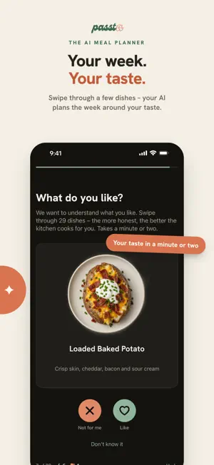 Passta: AI Meal Planner screenshot 1