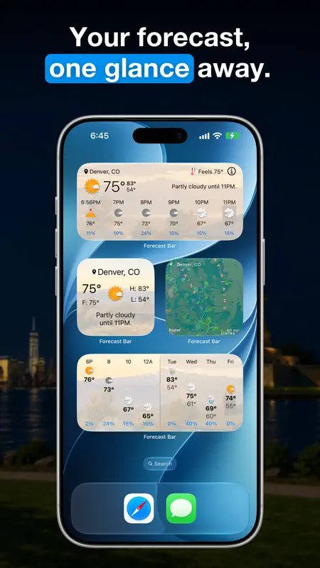 Forecast Bar - Weather + Radar screenshot 8 of 10