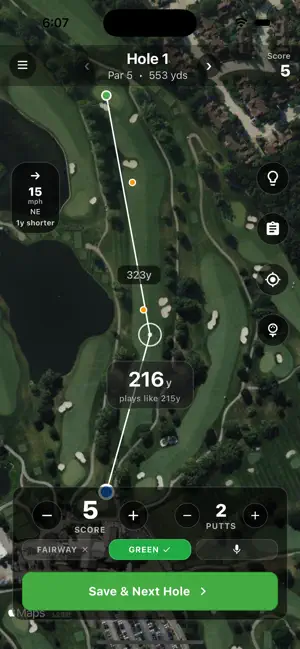 ParPal Golf: AI Caddie & GPS screenshot 1