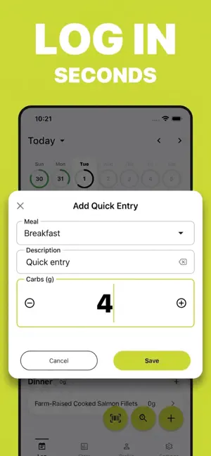Keto Carb Counter & Tracker screenshot 2