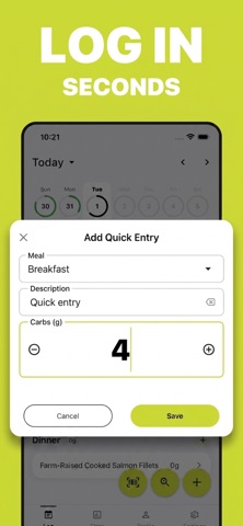Keto Carb Counter & Tracker Screenshot 2 of 4