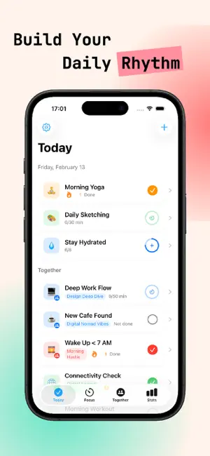 Tempo - Habits & Focus screenshot 1