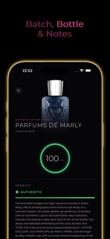 Legit Perfume Check iPhone screenshot