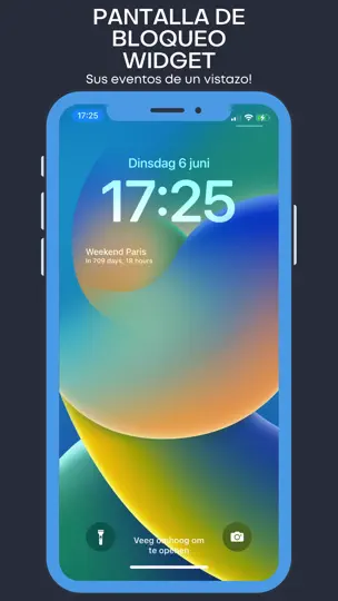 Captura de pantalla de Cuenta Atrás Para Vacaciones en iPhone 7