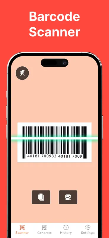 QR scanner * Barcode scanner screenshot 2 of 8