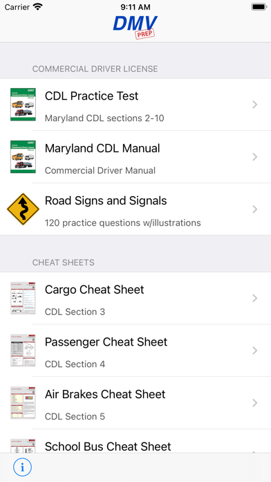 Maryland CDL Test Prep Screenshot