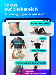 workouts zuhause - fitness app ipad bildschirmfoto 3