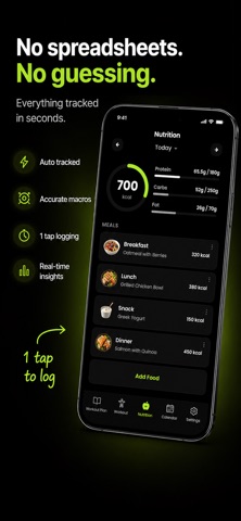 Brink: AI Workout & Macros iPhone screenshot