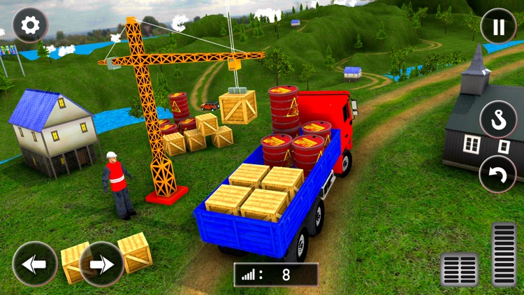 Hill Truck Driving: Cargo Game