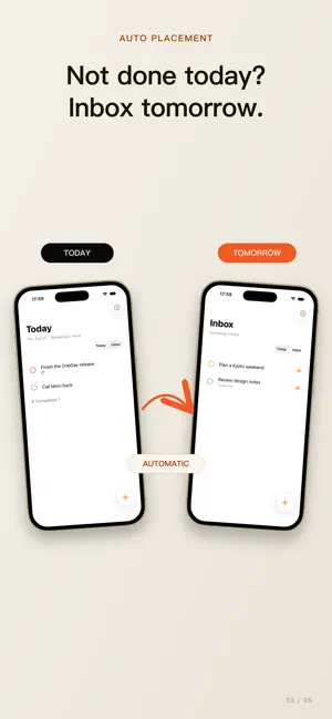 OneDay: Focus on today’s todo screenshot 3