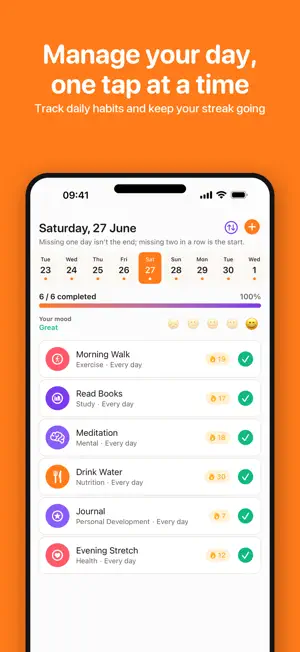 Trackify: Habits, Streak, Mood screenshot 1