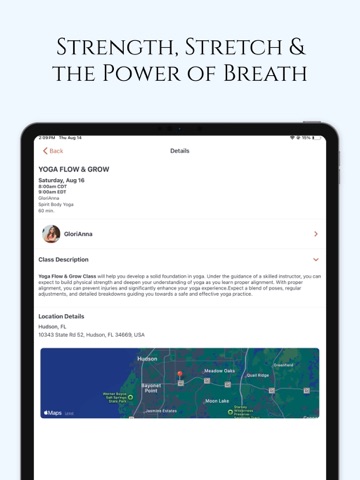 Spirit Body Yoga iPad screenshot