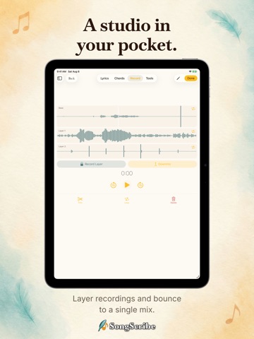 SongScribe iPad screenshot
