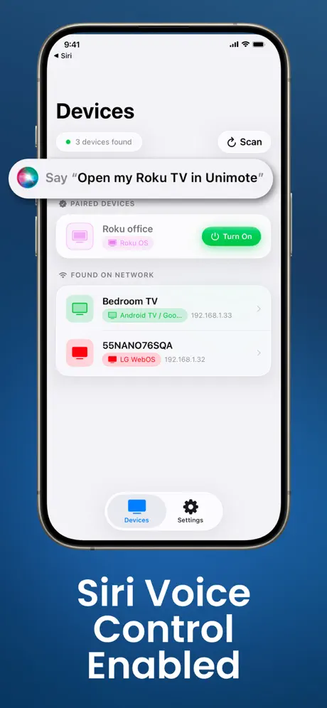 Remote Control For Smart TV ! 万能电视遥控应用截图
