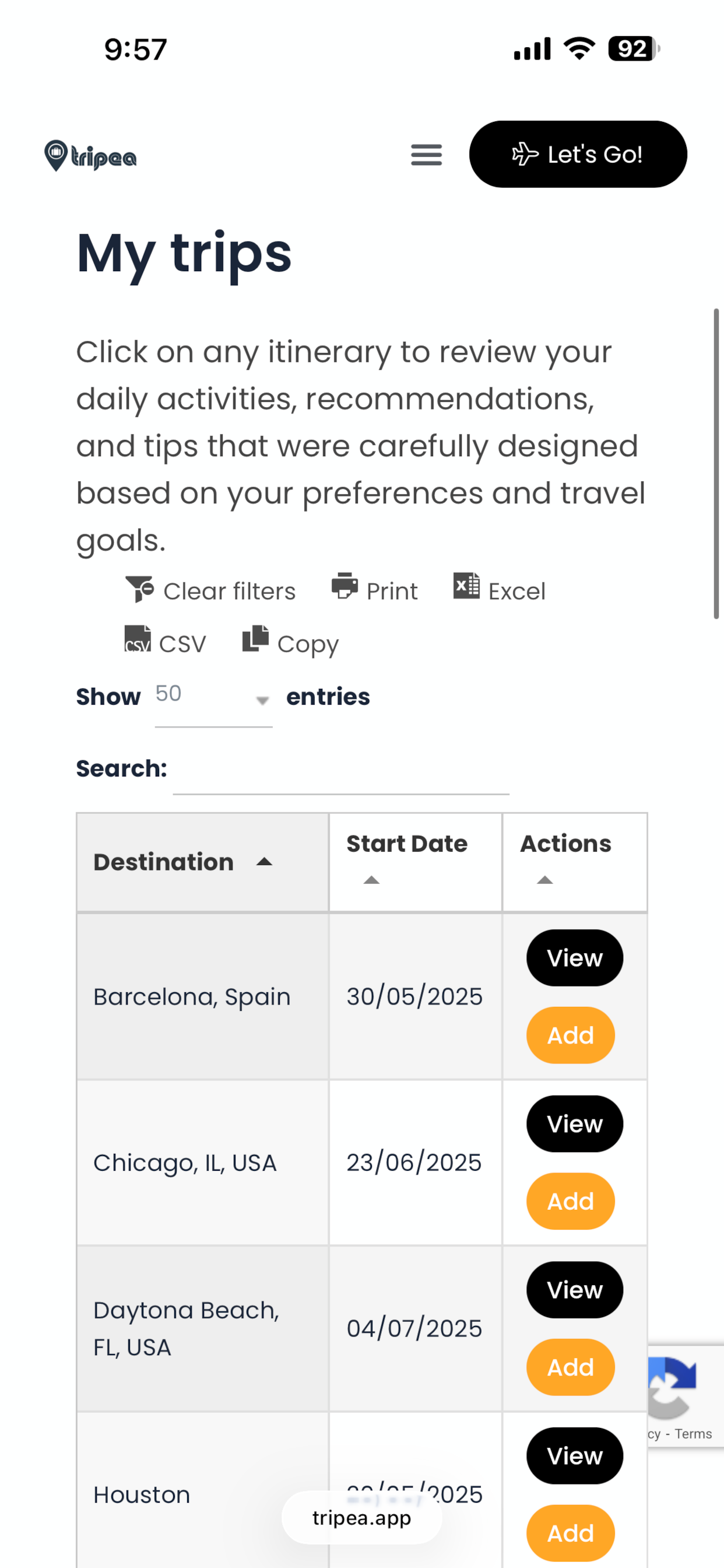 Tripea screenshot 10