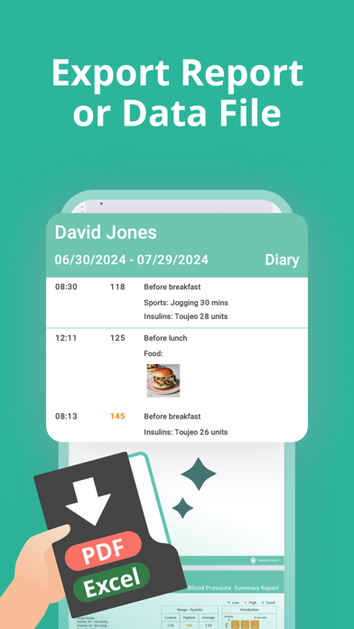 Health2Sync - Diabetes Tracker iPhone screenshot 7 - Medical app