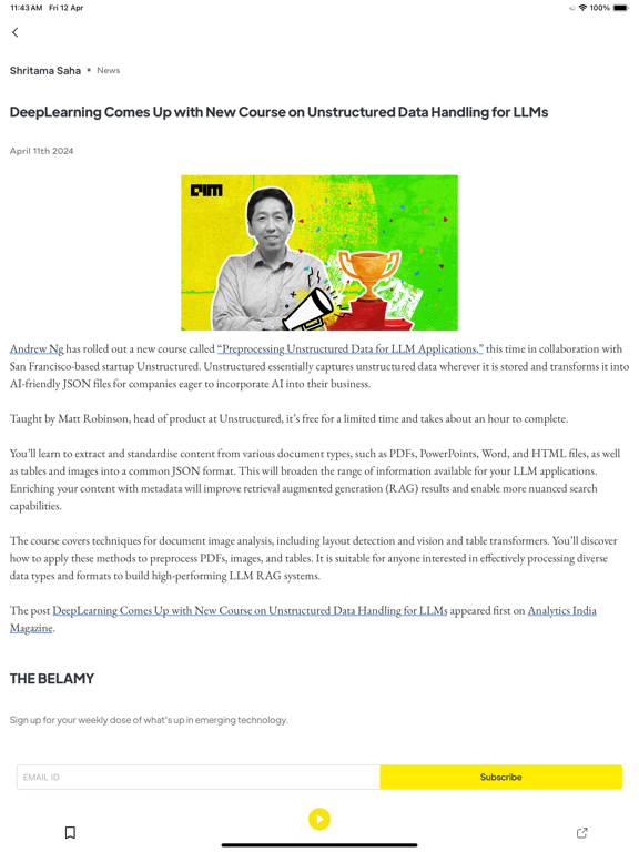 Screenshot #5 pour Analytics India Magazine
