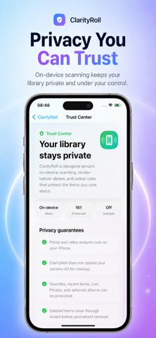 ClarityRoll Clean Up Storage screenshot