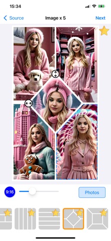 Layout for Photo Collage Screenshot 4 of 6