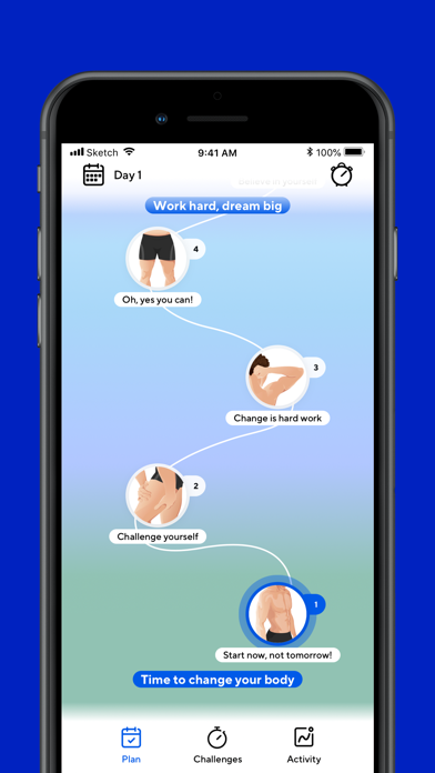 Workout for Men · Fit & Strong Screenshot