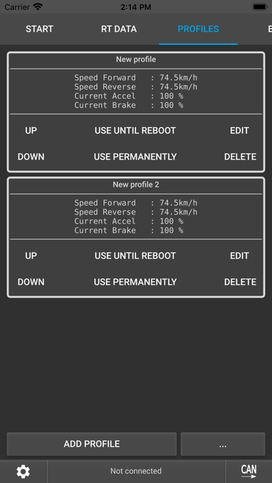 VESC Tool Screenshot