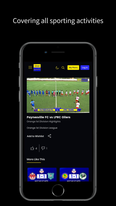 Intel Sports Screenshot