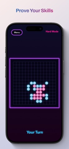 Five in Row - Neon Gomoku Screenshot 2 of 3
